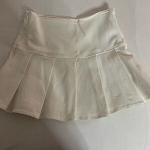 SHEIN Cream Mini Skirt